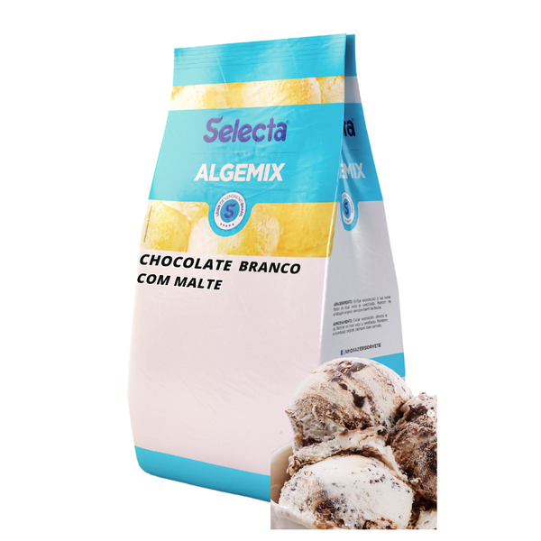 Saborizante em Pó Selecta Algemix Chocolate Branco com Malte 1 Kg