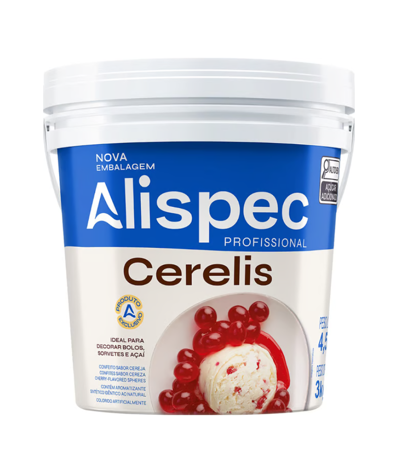 專用120g×3 150g×5 180g×4 Cereja em Calda comestível artificial Cerelis Alispec 4,5kg - Davipan