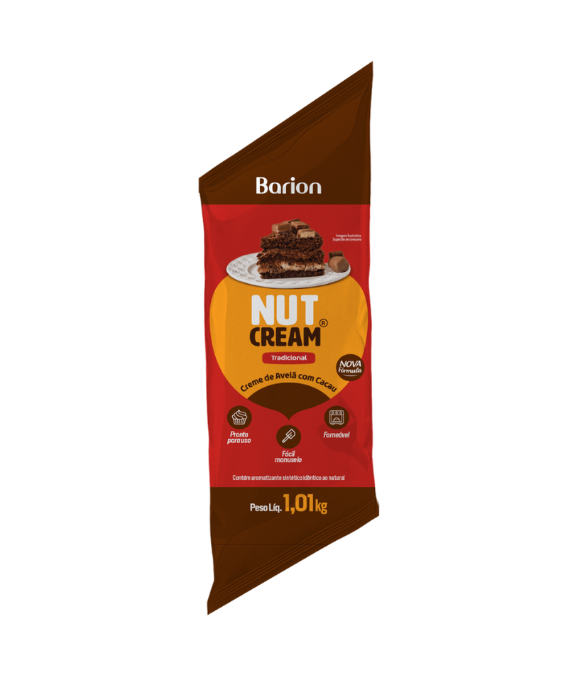 Creme De Avelã Com Cacau Nut Cream Barion 1,01Kg - Davipan