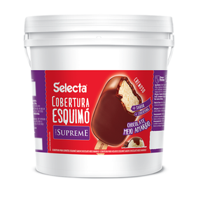 Bec Esquimo Cobertura Esquimó Supreme Chocolate Meio Amargo 4kg- Duas Rodas