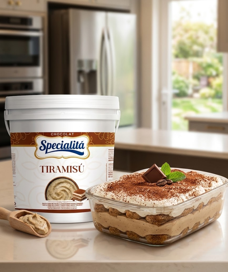 Pasta Chocolat Specialitá Tiramisú 4kg - Davipan